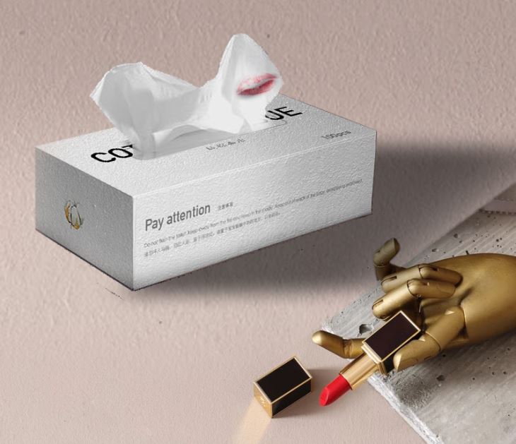 High Quality Cotton Facial Tissue